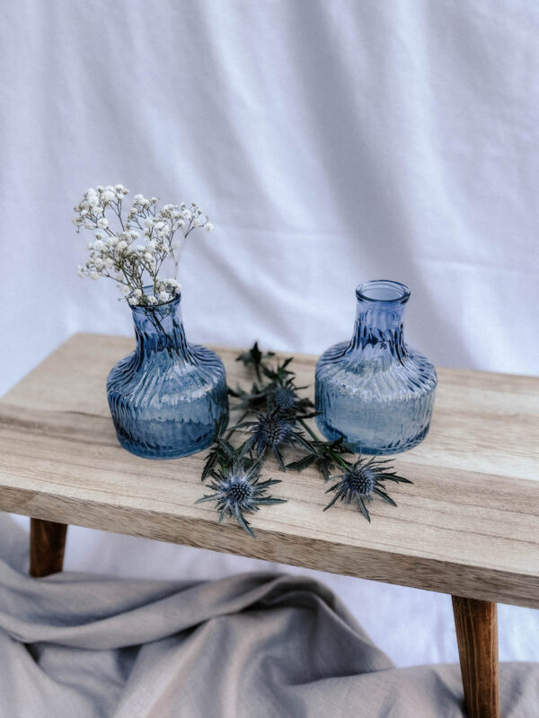 Vasen Blue-Mix, 2er Set
