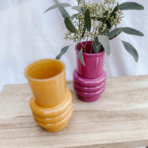 Vasen Duo pink/gelb